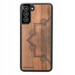 Dřevěné Pouzdro Na Samsung Galaxy S21 Plus Mandala