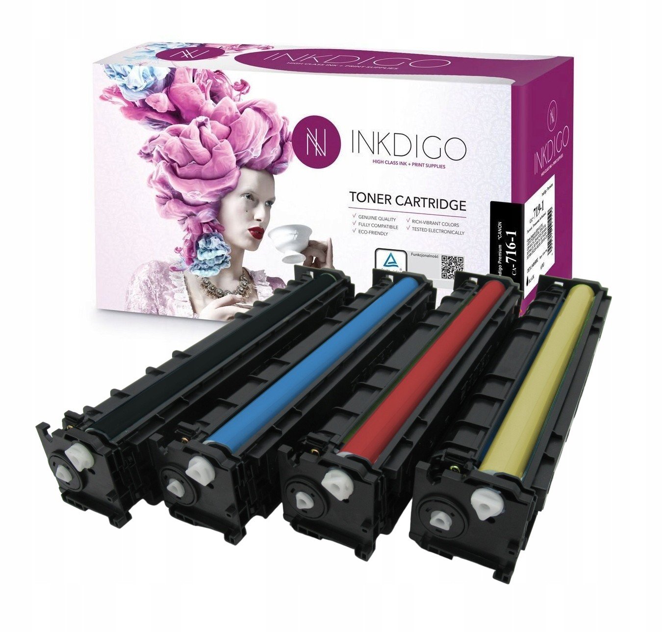 4x CRG-716 Toner pro Canon LBP5050 MF8030 náhradní