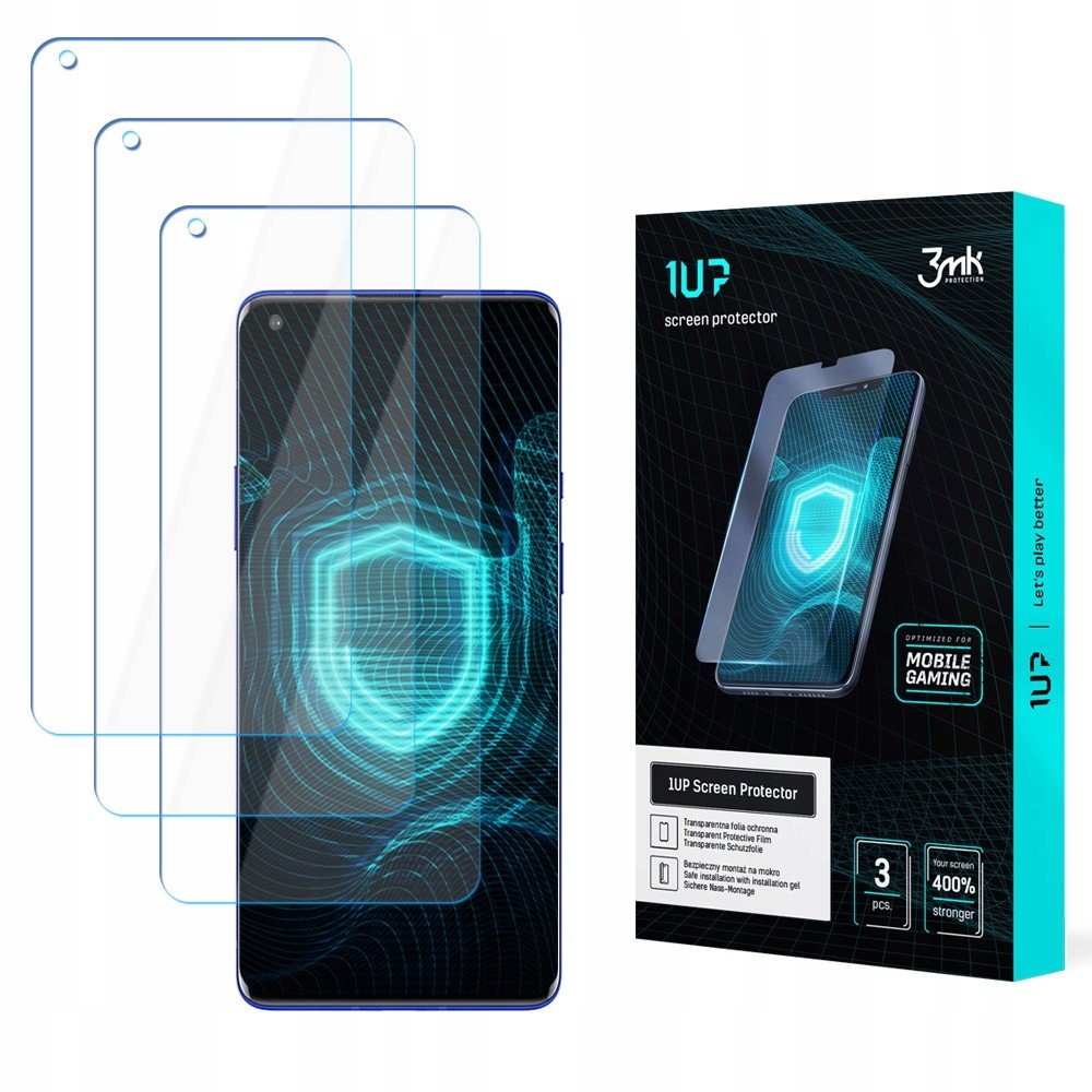 3 ks Ochranná fólie pro OnePlus 8 Pro 5G 3mk 1UP