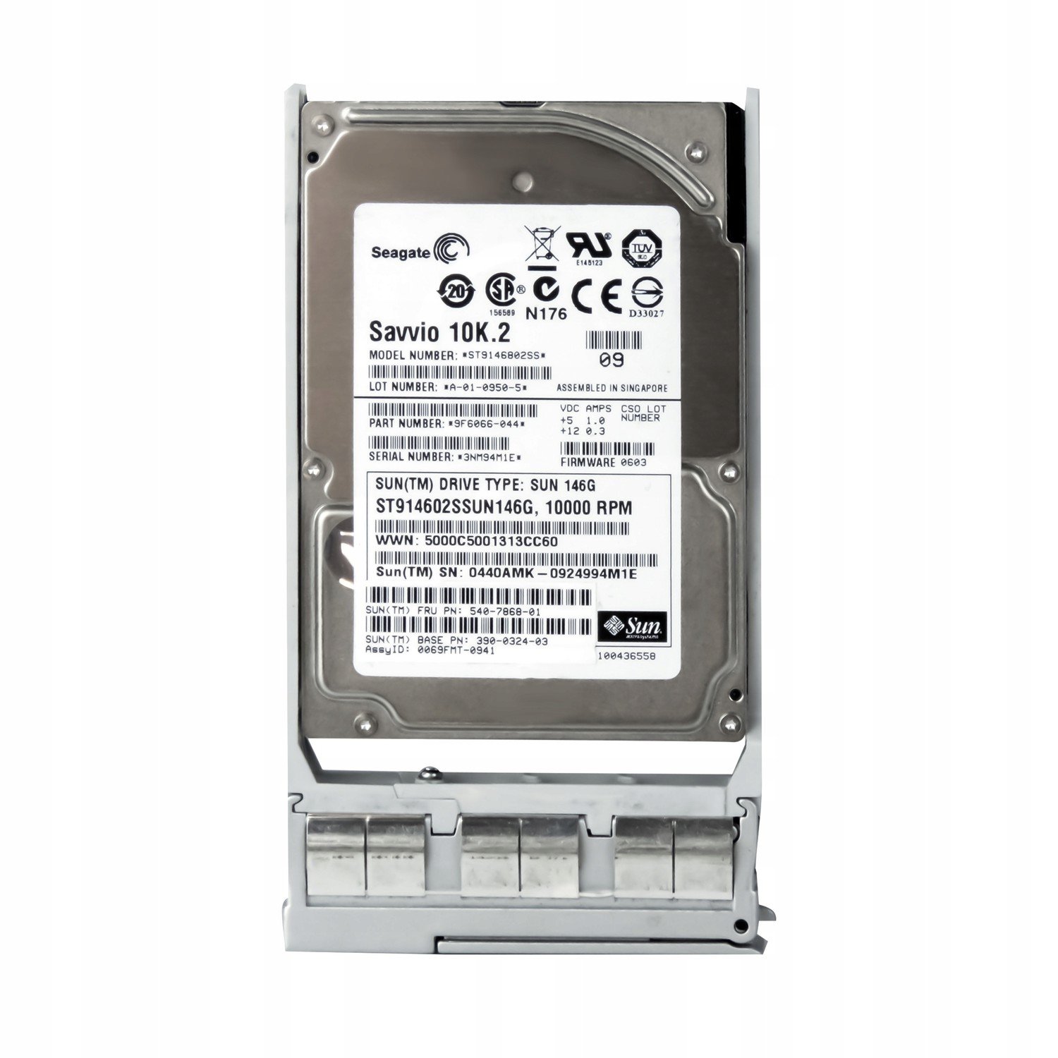 Sun 540-7868-01 146GB 10K Sas ST914602SSUN146G