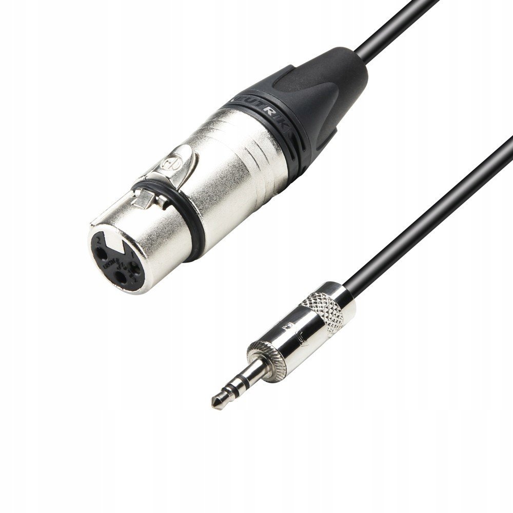 Adam Hall K5MYF Mikrofonní Kabel Xlr-jack 3.5 3m