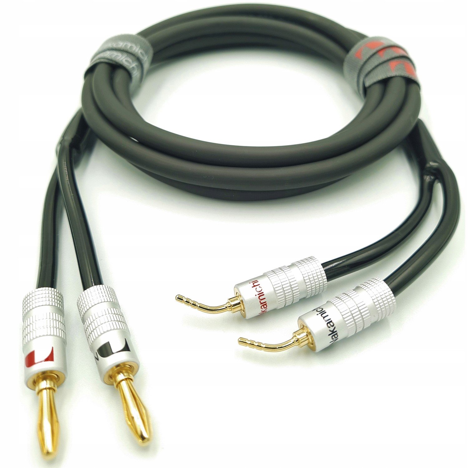 Nakamichi Reproduktorový kabel 2x1,5 banánový kolík 3m