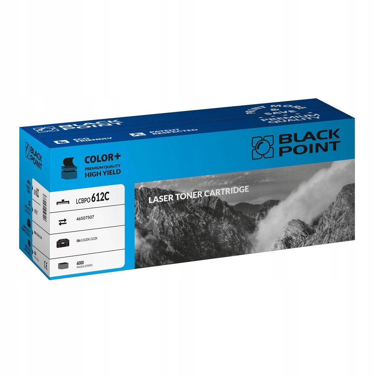 Toner Azurový Do Tiskárny Oki C612DN C612N Nový