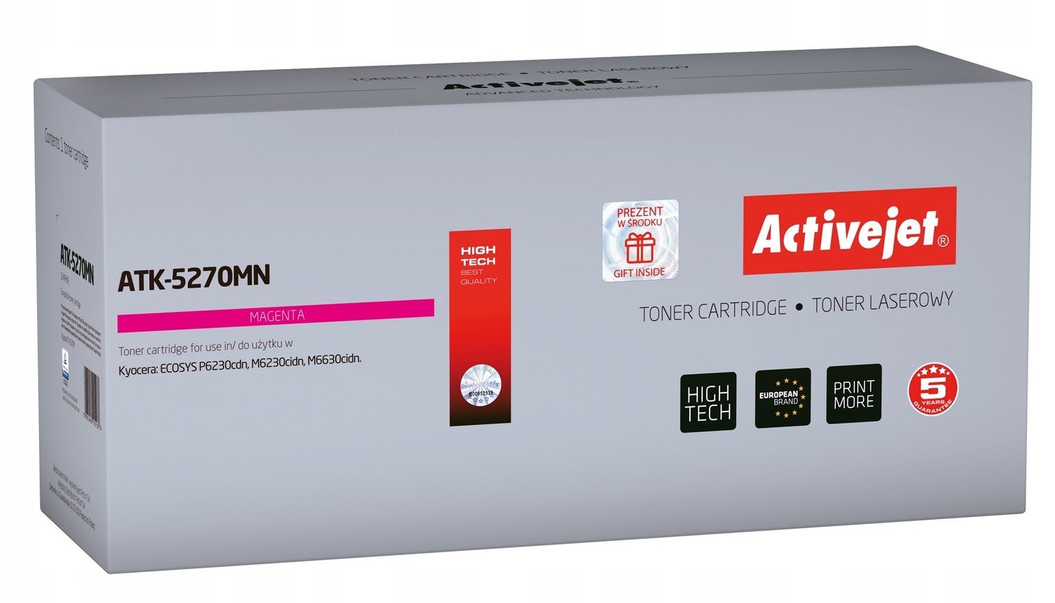 Toner ActiveJet ATK-5270MN Kyocera purpurový TK-5270