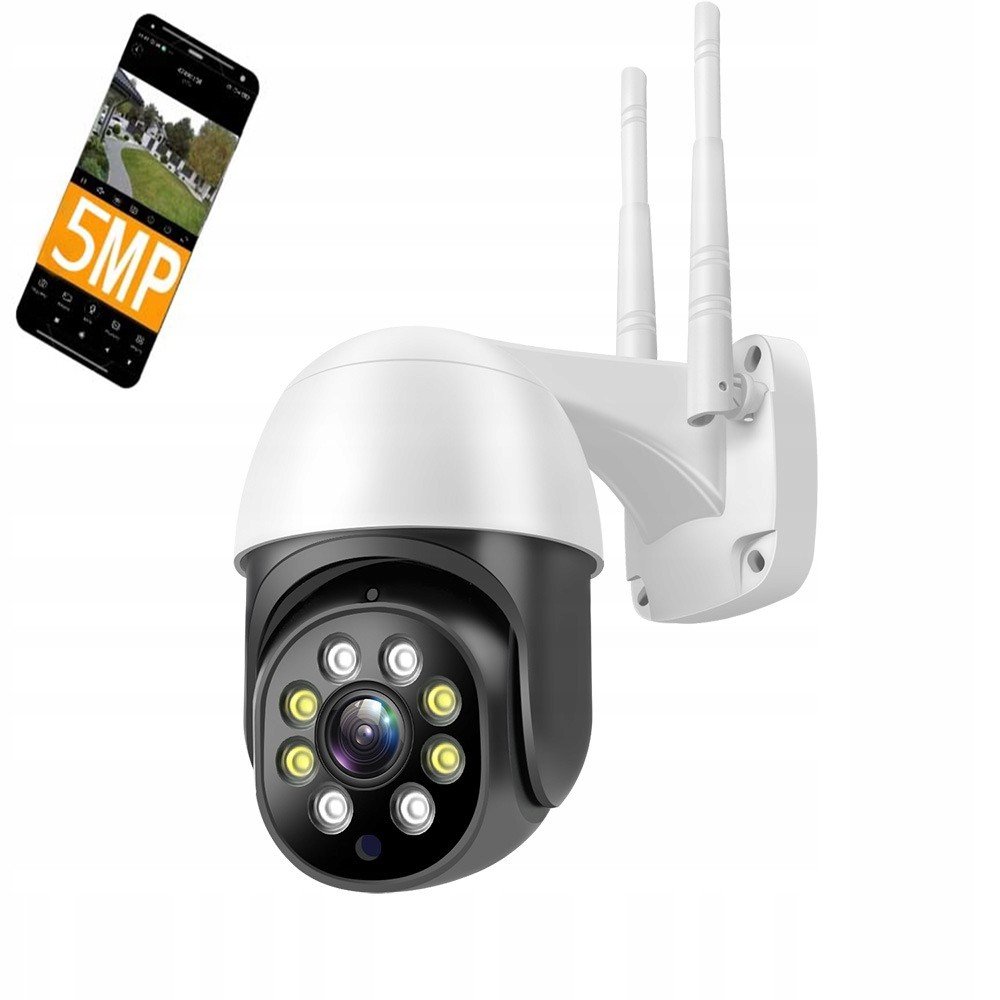Bezdrátová Venkovní Otočná Wifi Kamera 5MPX