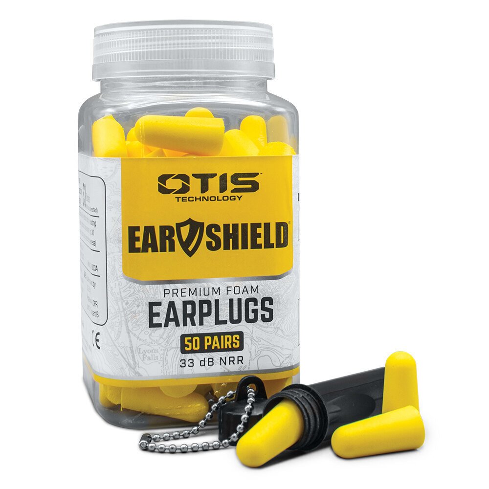 Špunty Premium Foam Earplugs Otis Defense®, 50 ks (Barva: Žlutá)