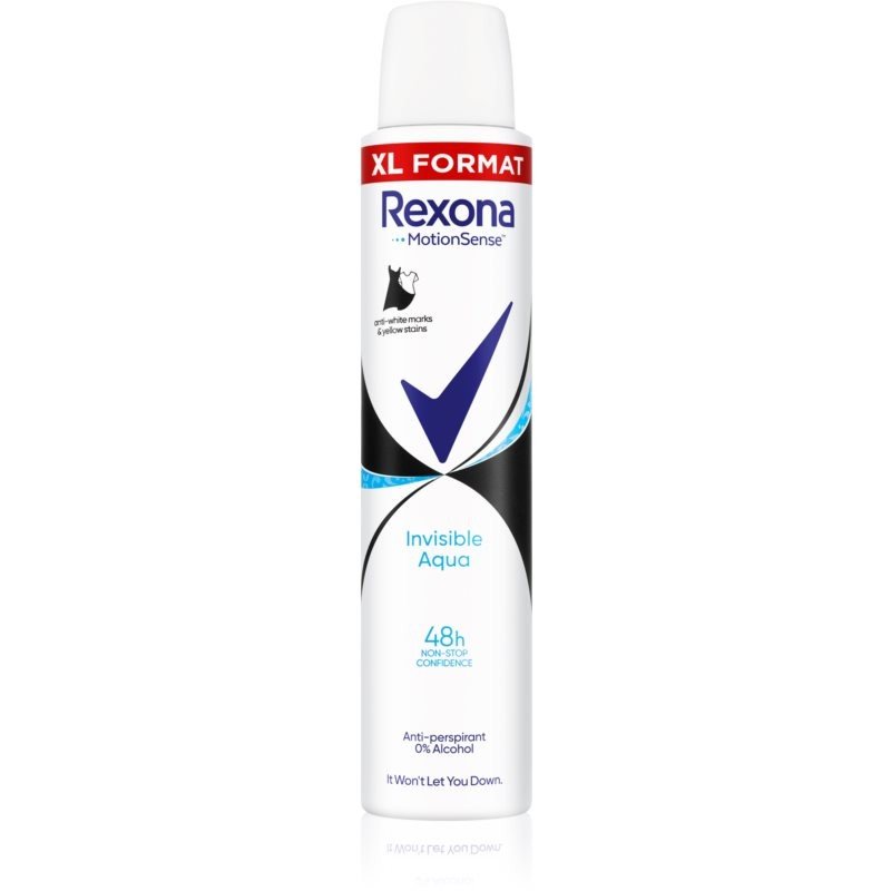 Rexona Invisible Aqua antiperspirant ve spreji 200 ml