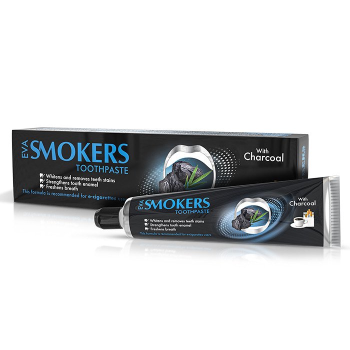 Eva Smokers bělící zubní pasta charcoal 50 g