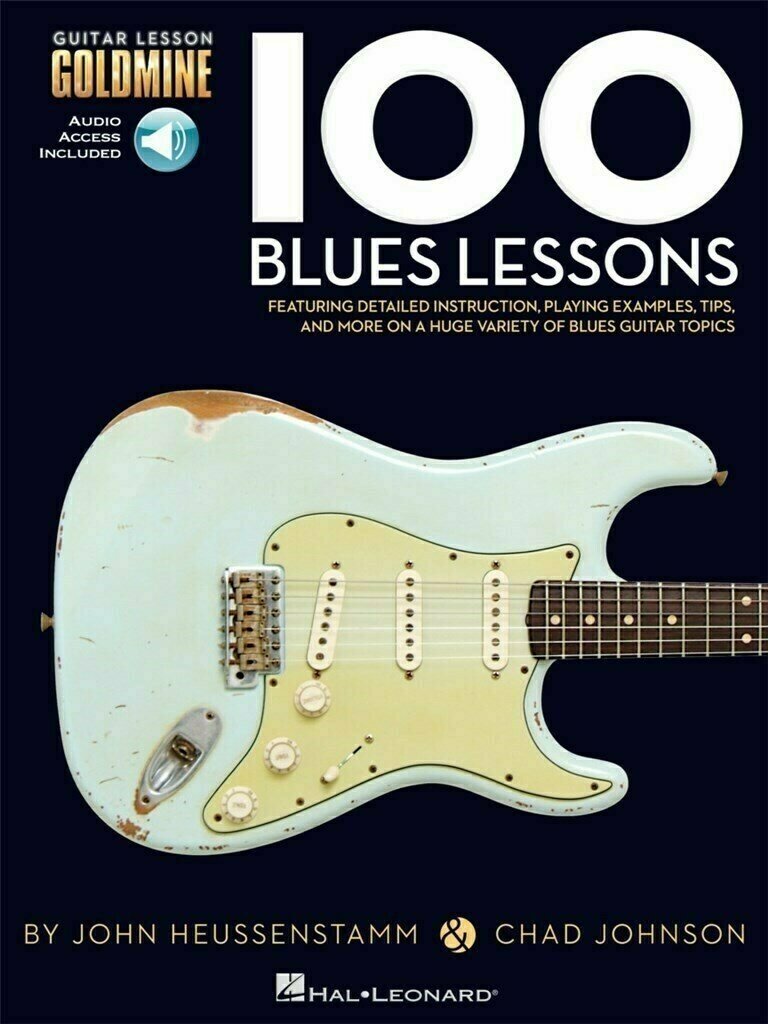Hal Leonard Chad Johnson/John Heussenstamm: 100 Blues Lessons Noty