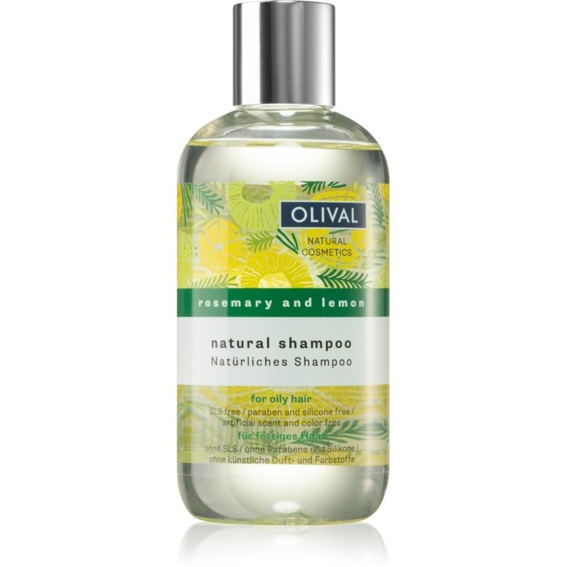 Olival Natural Rosemary and Lemon přírodní šampon pro mastné vlasy 250 ml