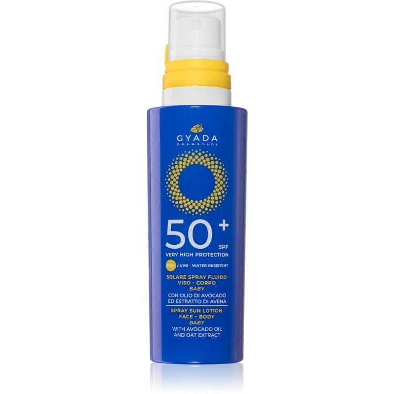 Gyada Cosmetics Solar ochranný krém na obličej a tělo pro děti SPF 50+ 150 ml