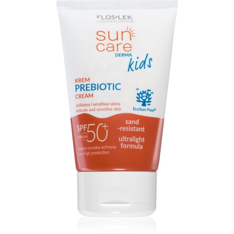 FlosLek Laboratorium Sun Care Derma Kids ochranný krém pro děti s probiotiky SPF 50+ 50 ml