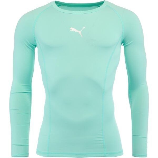 Puma LIGA BASELAYER TEE LS Pánské funkční triko, tyrkysová, velikost XS