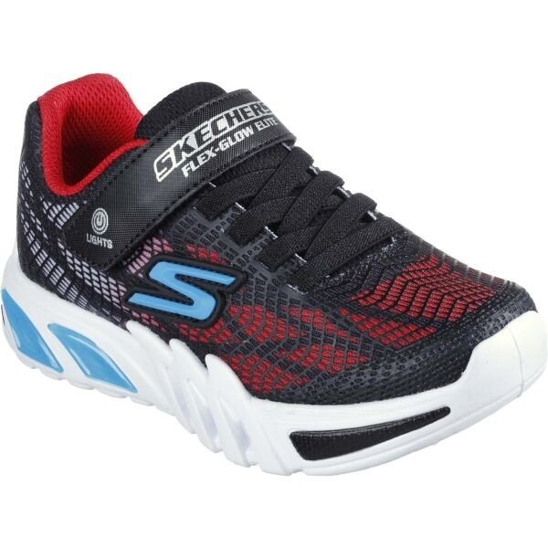 Skechers FLEX-GLOW ELITE - VORLO Dětská volnočasová obuv, černá, velikost 32