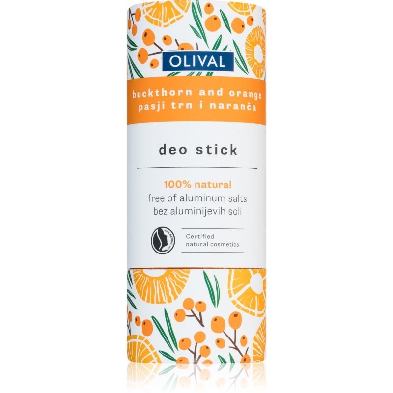 Olival Natural Buckthorn and Orange tuhý deodorant bez obsahu hliníkových solí 40 g