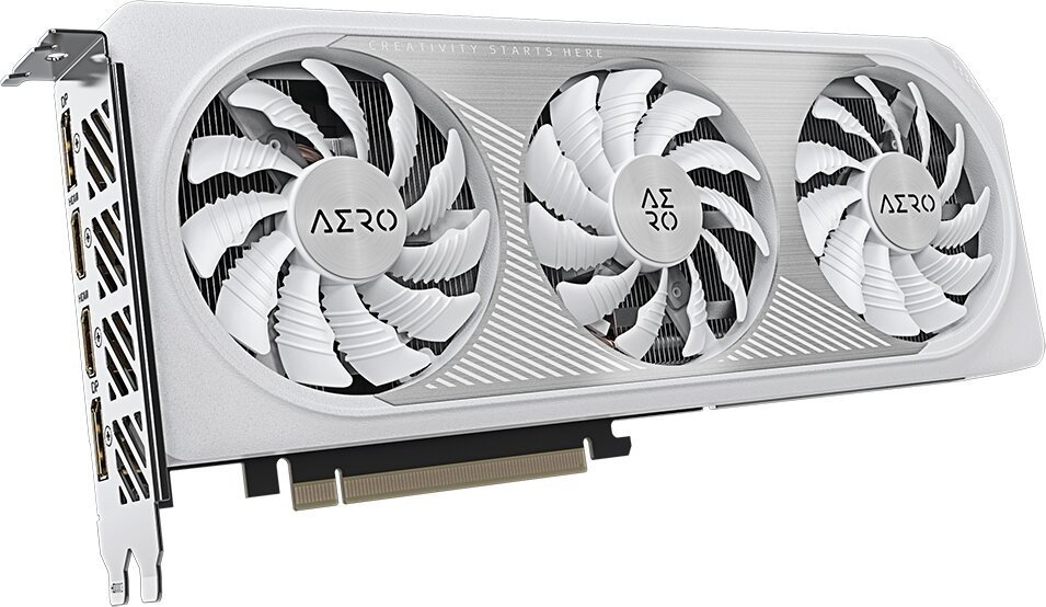 GIGABYTE GeForce RTX 4060 AERO OC 8G, 8GB GDDR6 - GV-N4060AERO OC-8GD