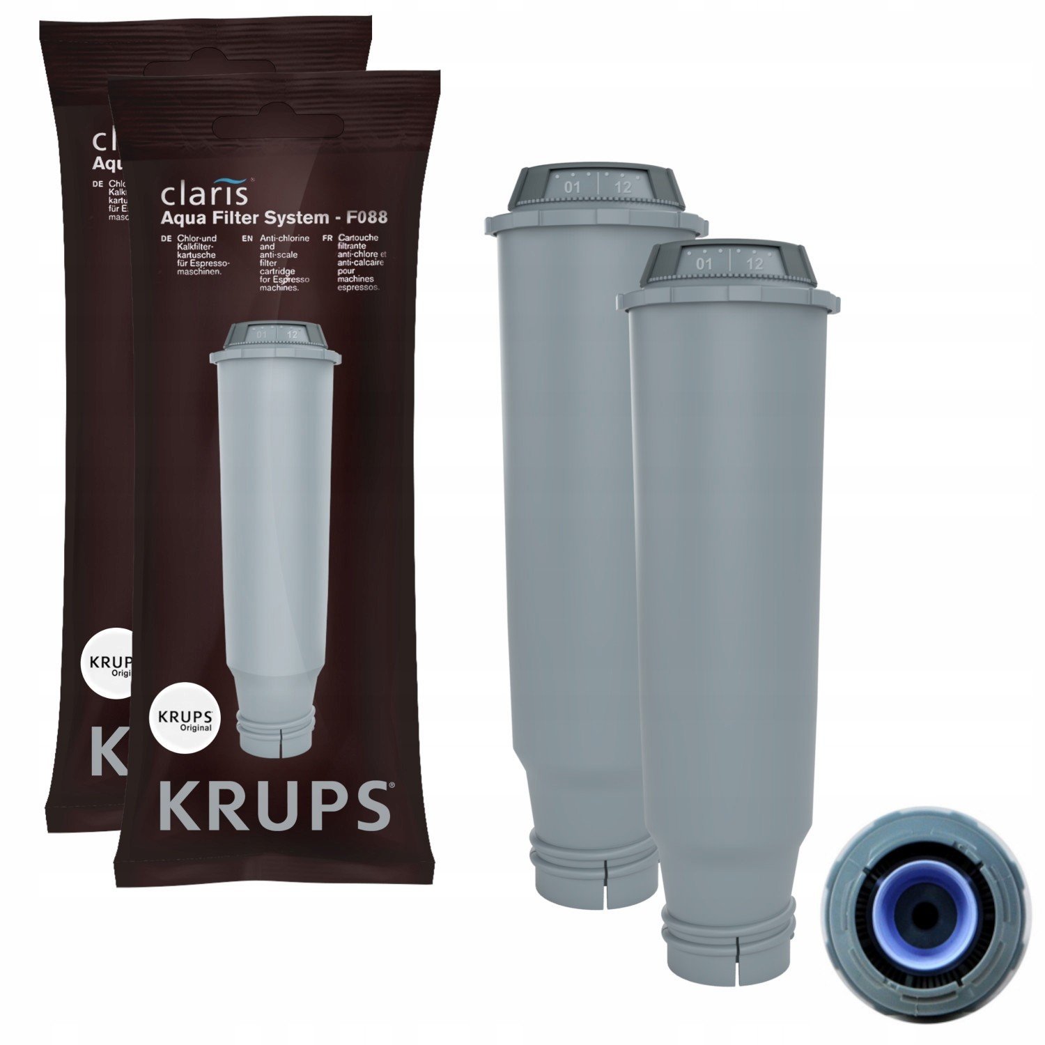 2x Filtr Krups F088 Claris originální kávovar