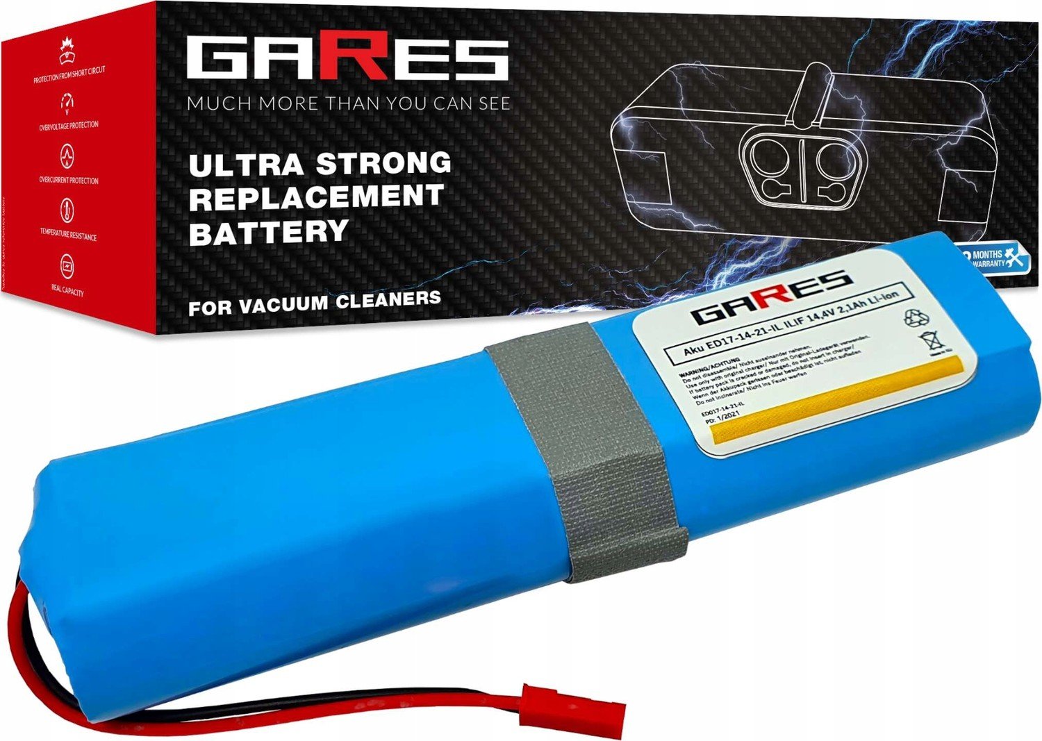 Baterie pro Ilife V8s 14,4V 2,1Ah
