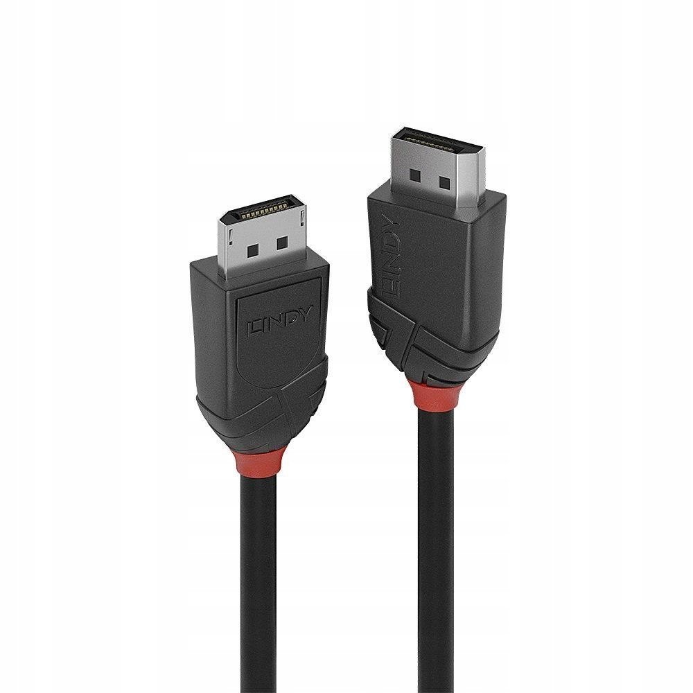 Kabel DisplayPort 1.2, Lindy Black Line 4K Uhd M/M