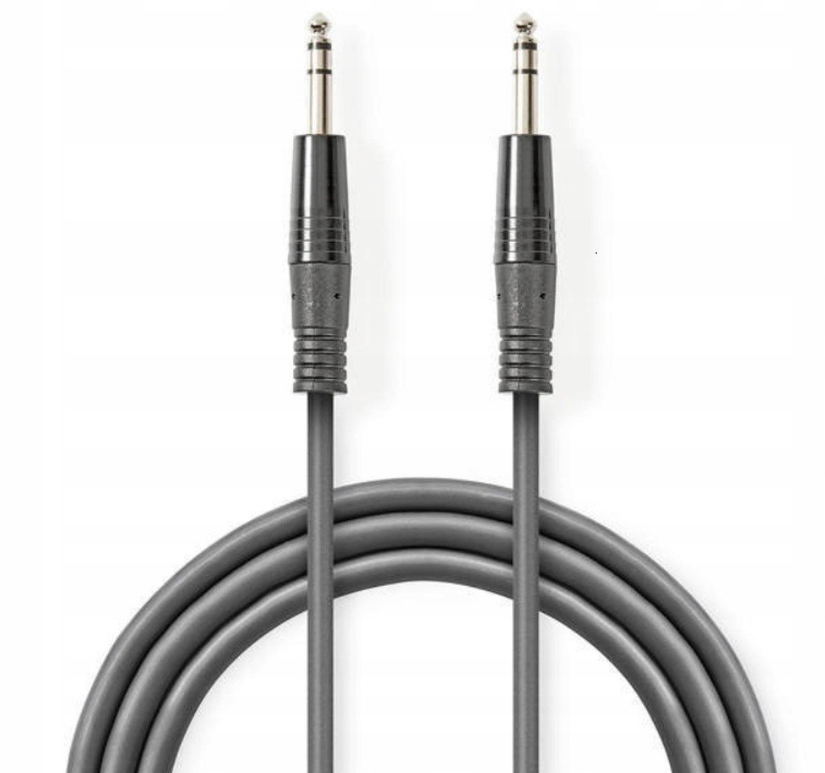 Audio kabel 3m 6.35mm šedý