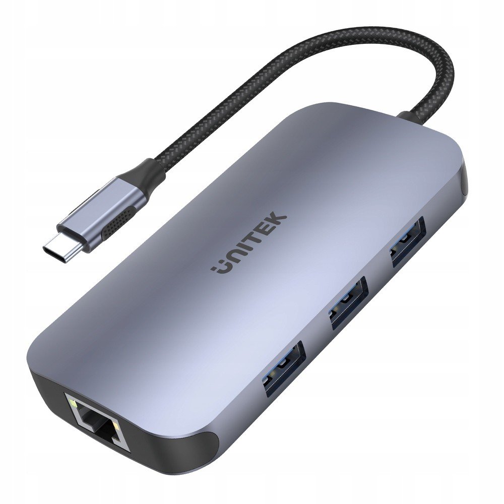 Unitek Hub N9+ Usb-c Hdmi Pd 100W čtečka karet