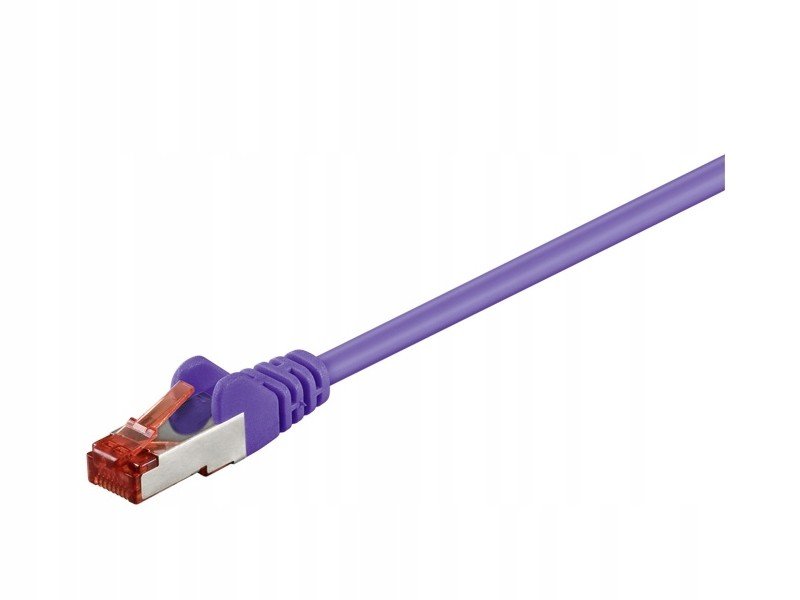 Patchcord Lan kabel Cat 6 S/ftp Pimf 50m fialový