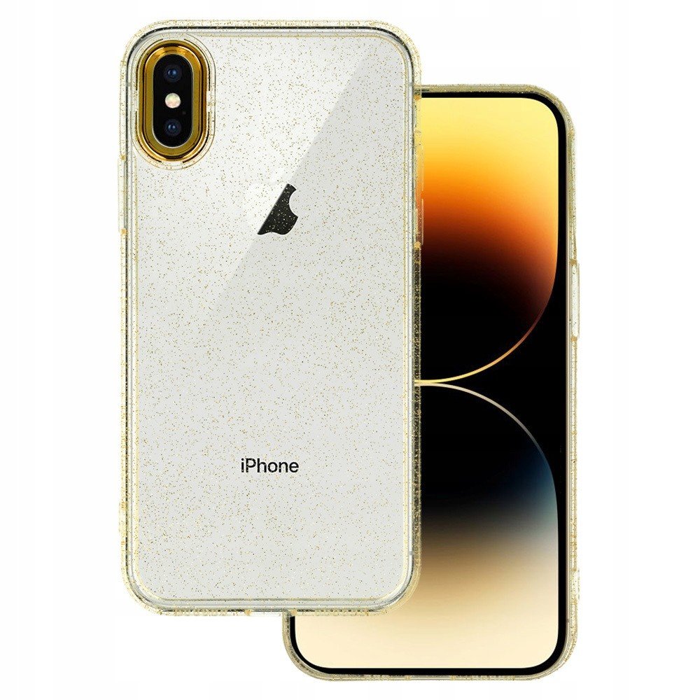 Tel Protect Gold Glitter pouzdro pro iPhone X/xs zlaté