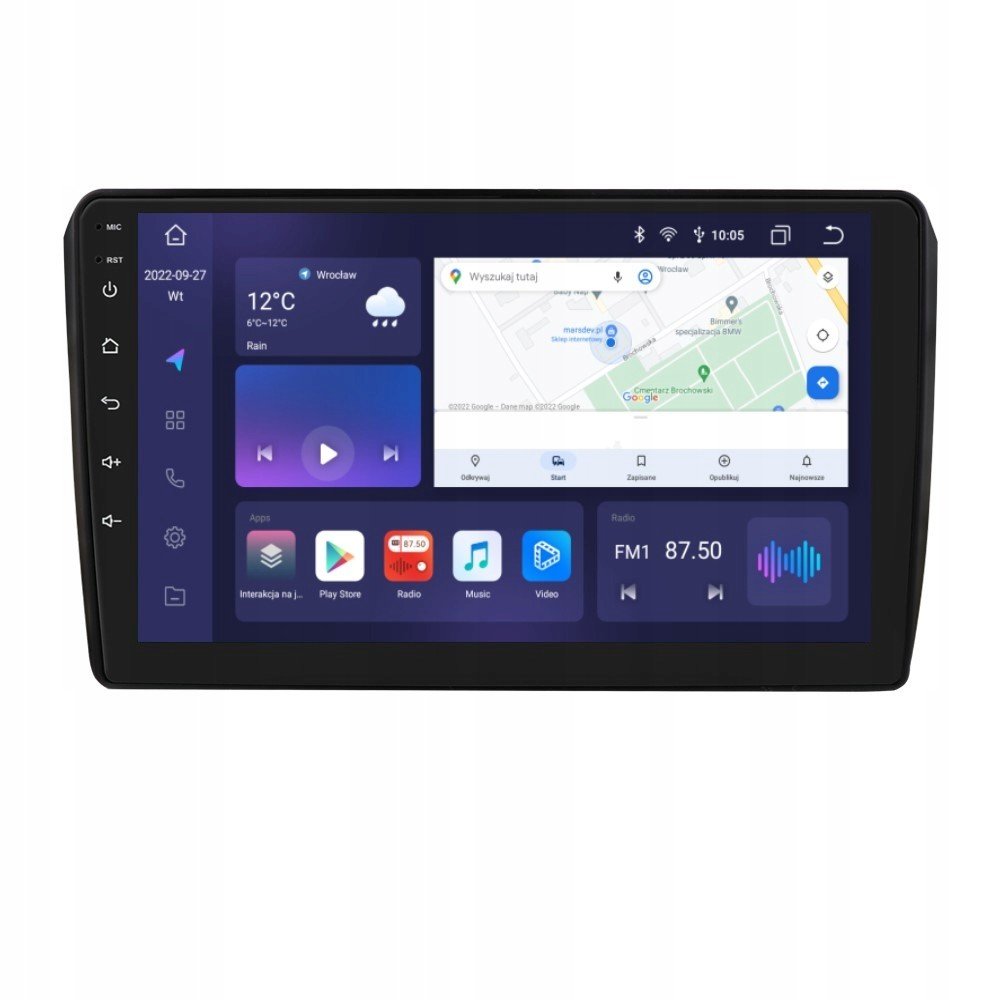 Navigace Android Audi A3 8P 4/64GB Carplay Dsp