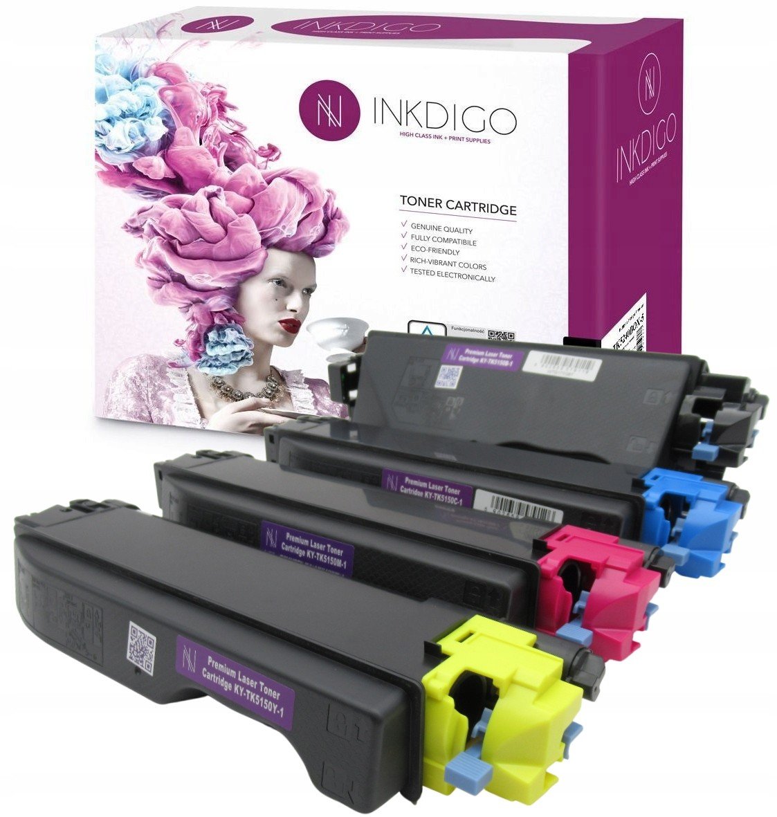 4x Toner pro Kyocera TK-5150 M6035cidn P6035cdn