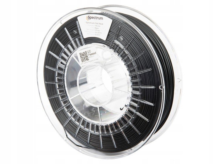 Spectrum vlákna PA6 Neat 1,75 mm Černá 0,75 kg