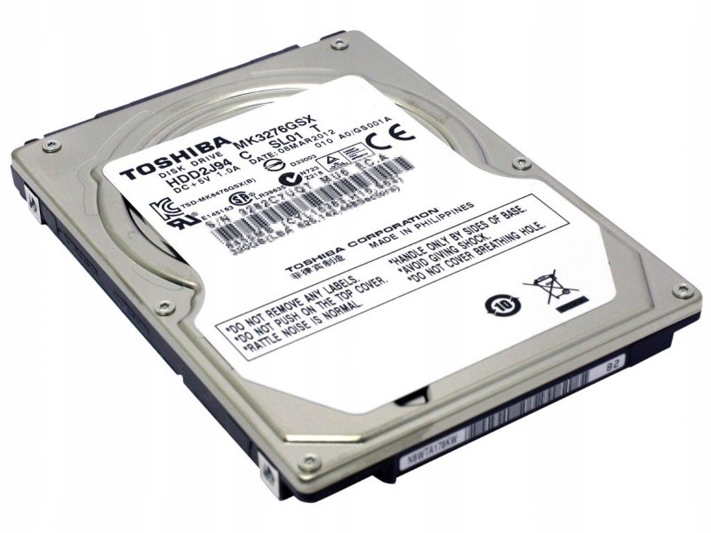 Pevný disk Hdd Toshiba 320GB 2,5'' Sata