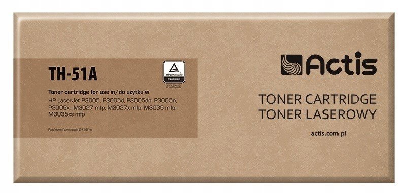 Toner Actis TH-51A (náhrada Hp 51A Q7551A; Stand