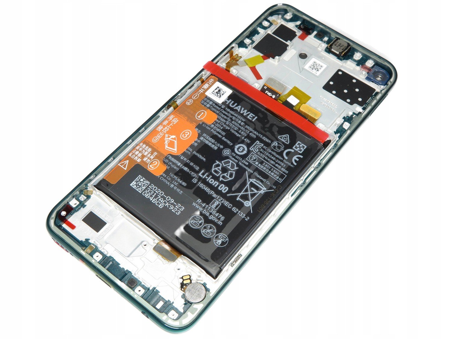 Displej Huawei P40 Lite 5G LCD displej zelený