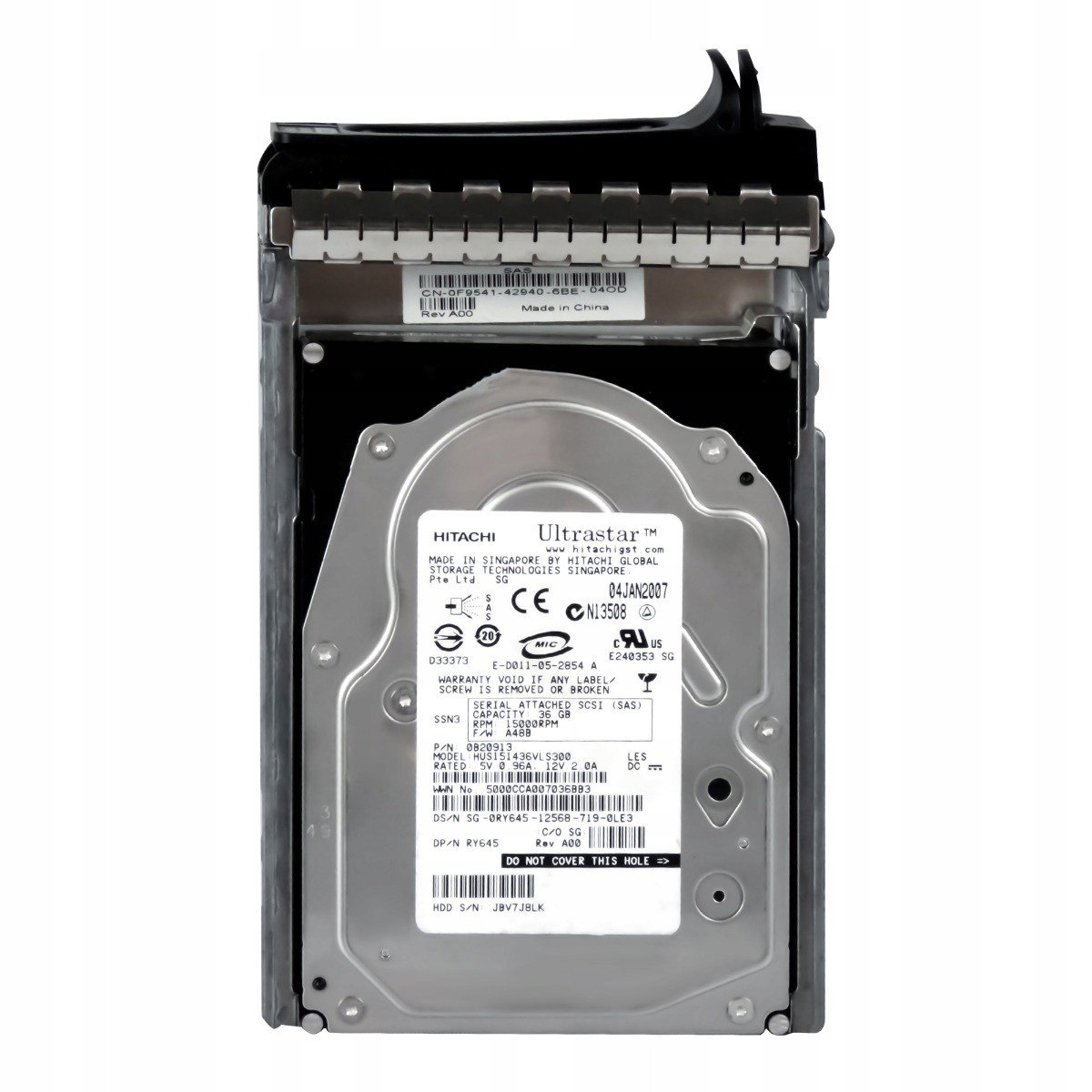 Dell 0RY645 36.7GB 15K Sas 3.5'' HUS151436VLS300