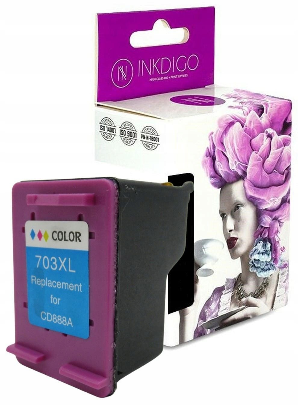 Inkoust Inkdigo pro Hp 703 XL Color
