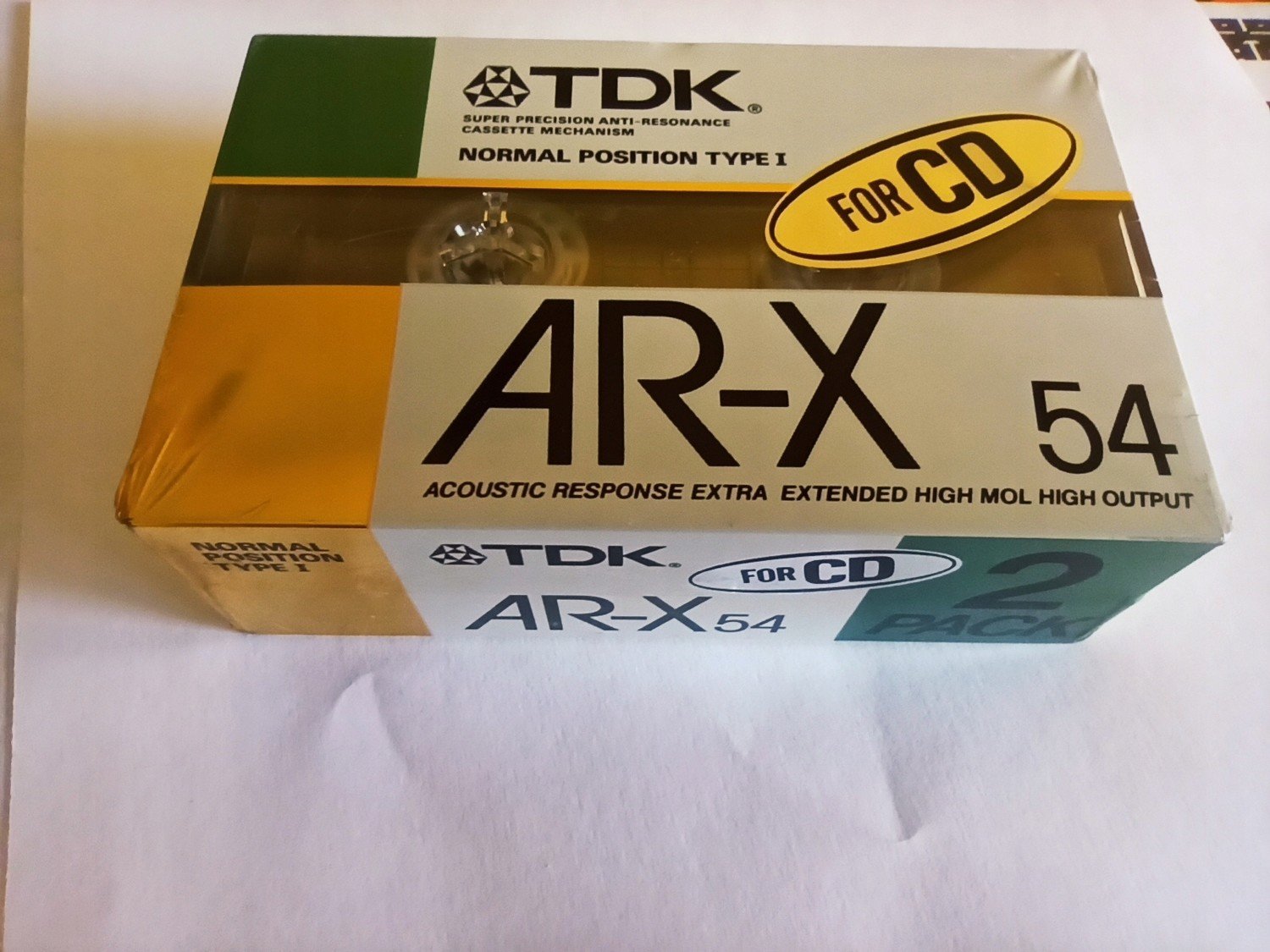 Tdk Ar-x 54 Nové Japonské vydání 2ks-2pack 1988