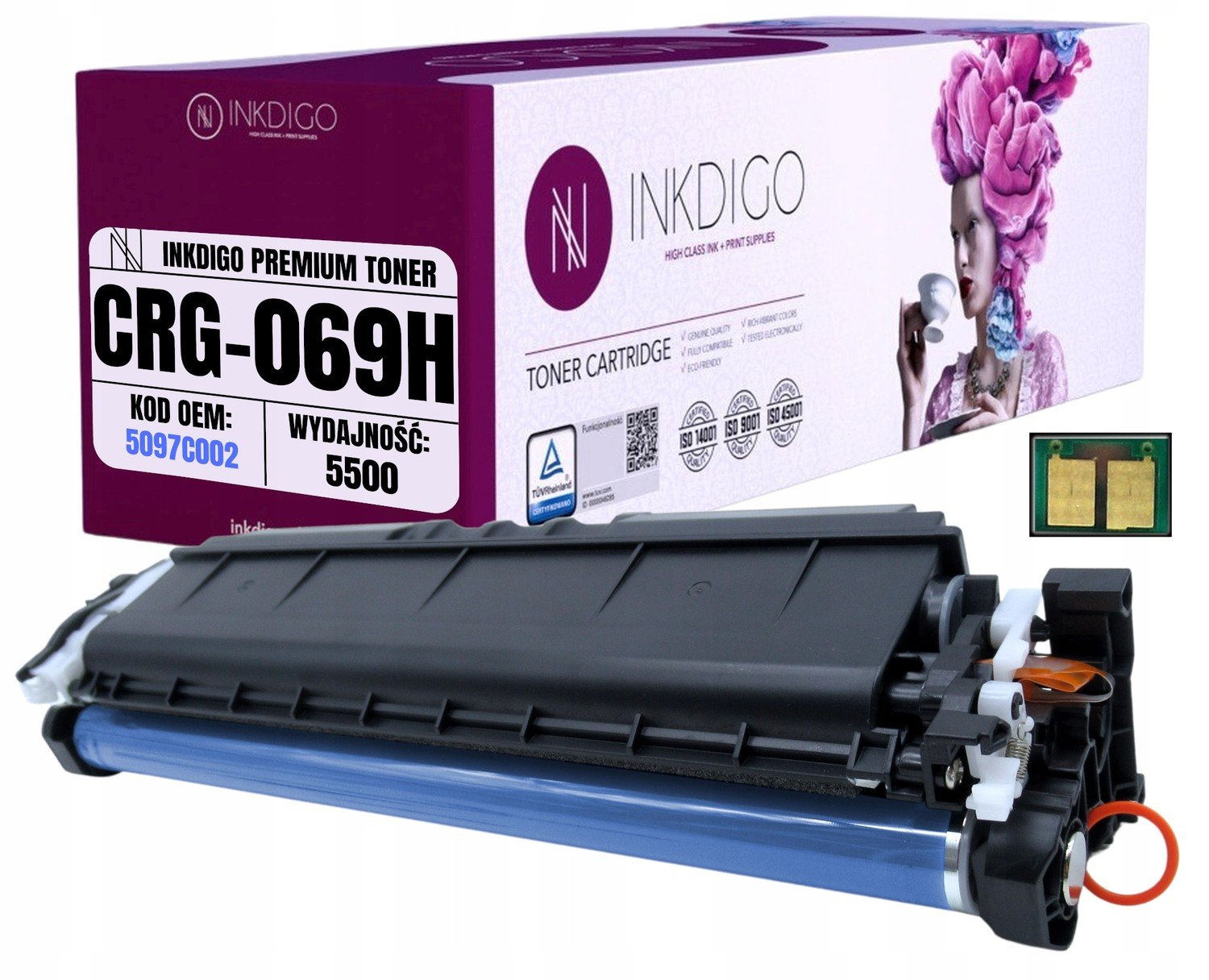 Náhrada 069HC za Canon i-SENSYS LBP673 MF752 Cdw