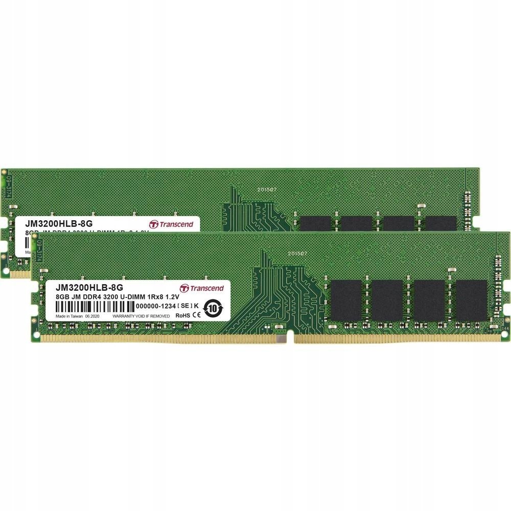 DIMM DDR4 16GB Kit (8GB*2) 3200Mhz Transcend U-dim