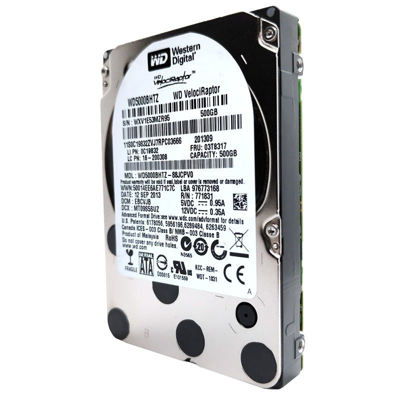 Wd Velociraptor 500GB 10K Sata III 2.5' WD5000BHTZ