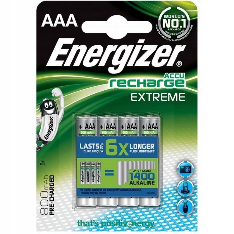 Baterie Energizer Extreme Aaa 800mAh (4)