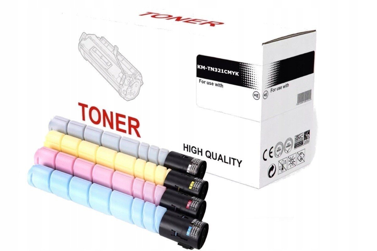 4x toner pro Konica Minolta Bizhub C224e C284 C364e