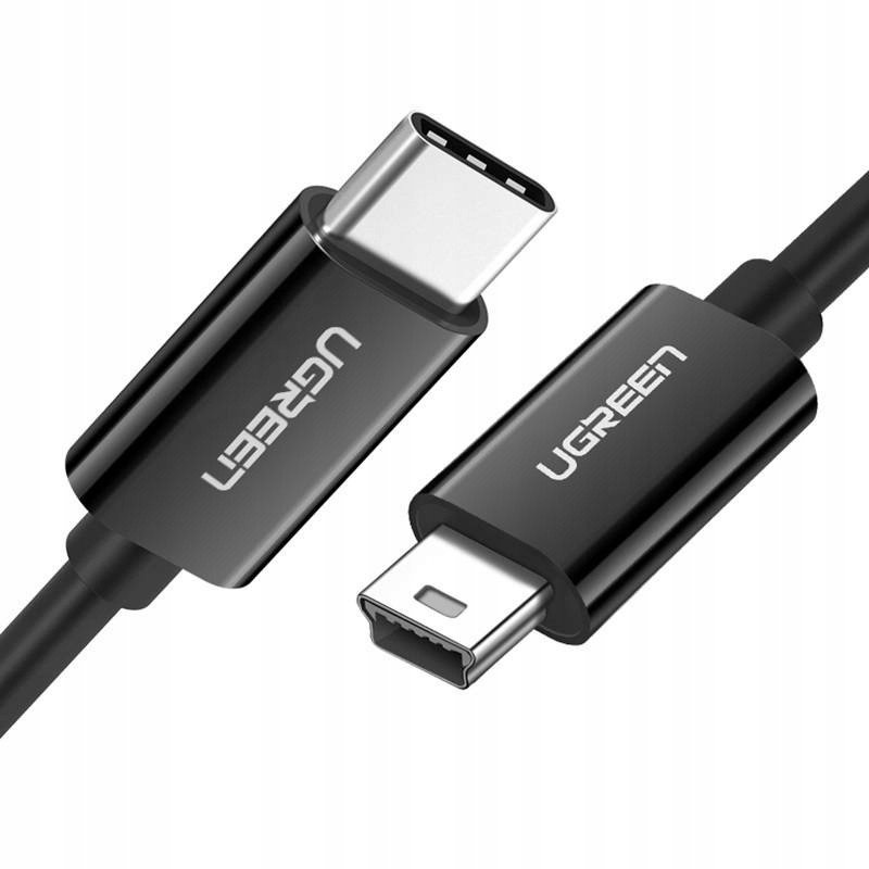Kabel Usb-c na Mini Usb Ugreen US242 1m Černý