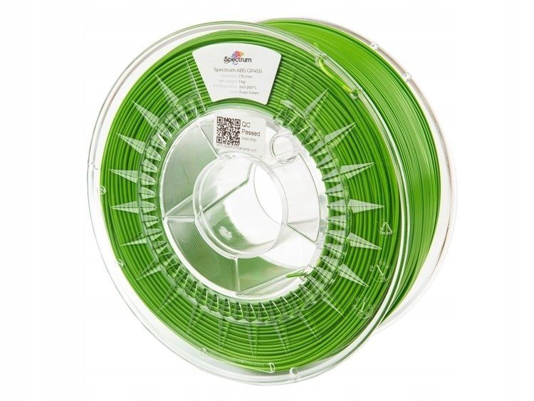 Filament Spectrum Abs GP450 1,75mm Pure Green 1kg