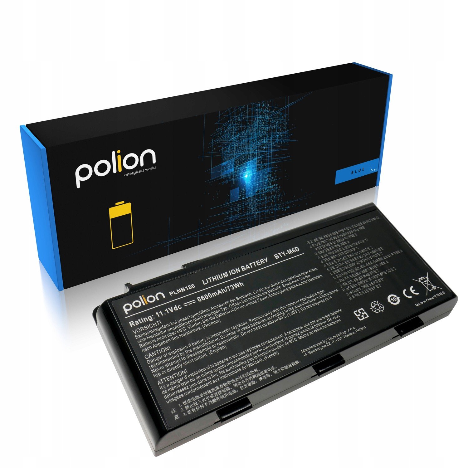 Baterie BTY-M6D pro notebook Msi GT60 GT660 GT680