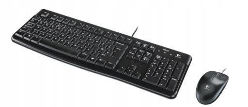 Klávesnice a myš Logitech LGT-MK120-US, klávesnice