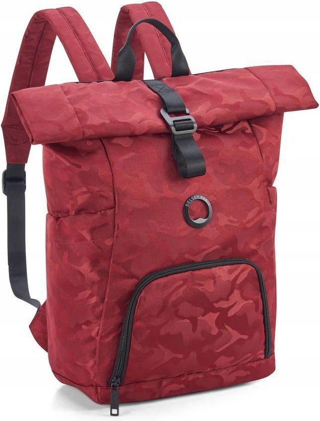 Batoh na notebook Delsey Citypak Rolltop Bordový