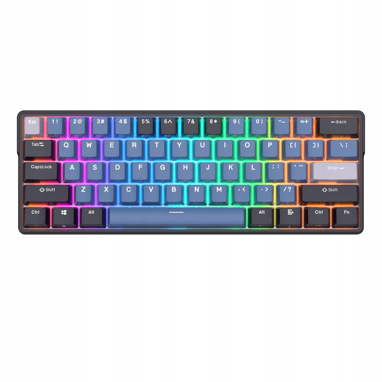 RK61 Plus Mechanická klávesnice 60% Sky Cyan Rgb