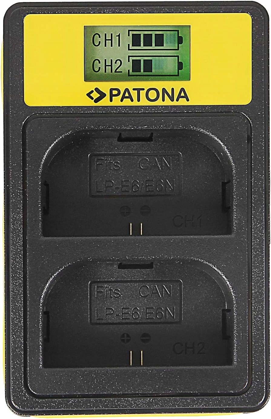 Duální LCD Nabíječka Patona LP-E6