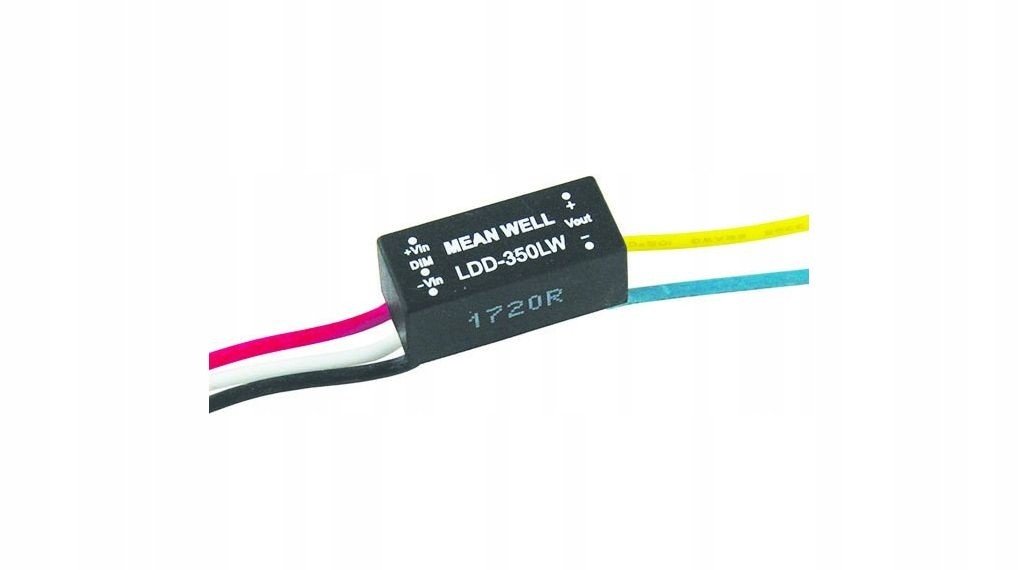 Mean Well  LDD-350LW  DC/DC měnič napětí do DPS        18.2 W  Počet výstupů: 1 x  Obsahuje 1 ks