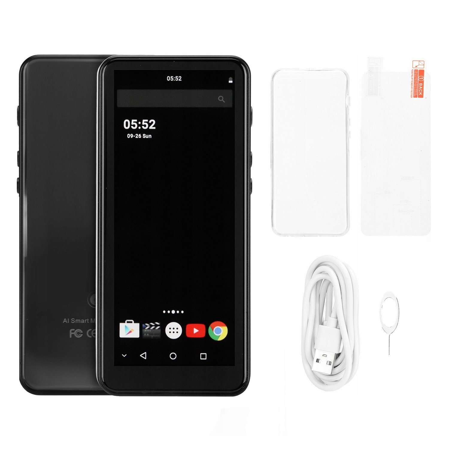 MP4 Přehrávač S Obrazovkou 4,0 Palce 16GB Černý